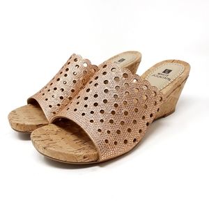 White Mountain Atlie Embellished Wedge Sandals